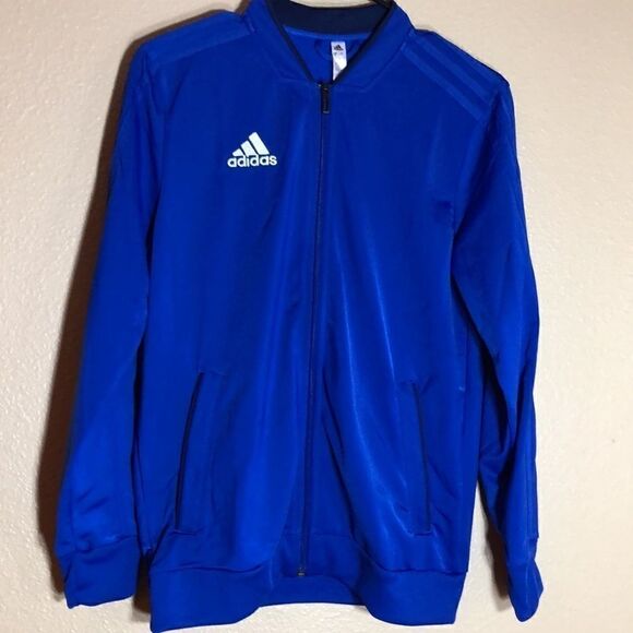 Adidas Condivo Track Jacket Sapphire blue Youth size L - Picture 1 of 9